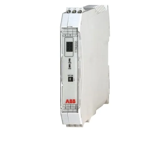 Rail mount temperature transmitter for industrial control panels